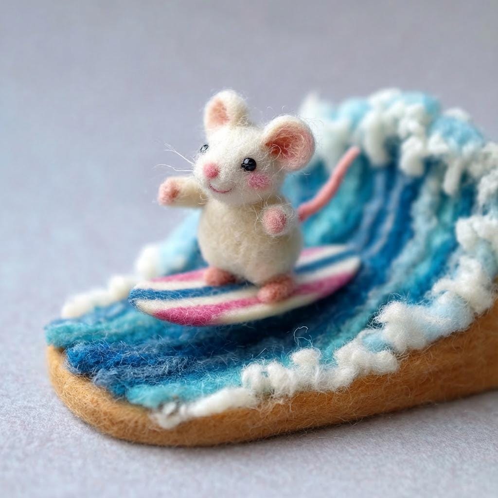 Explore how Skullpanda, Crybaby, Twinkle Twinkle, and Hirono moods translate into handmade needle-felted wool art. Discover your aesthetic 