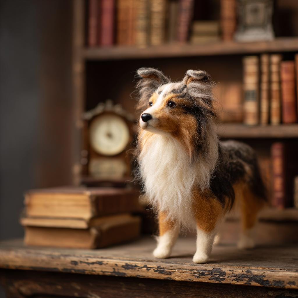 Custom Felted Dog or Cat Figurine – Personalized Wool Pet Memorial Sculpture, Rainbow Bridge Gift for Pet Owners