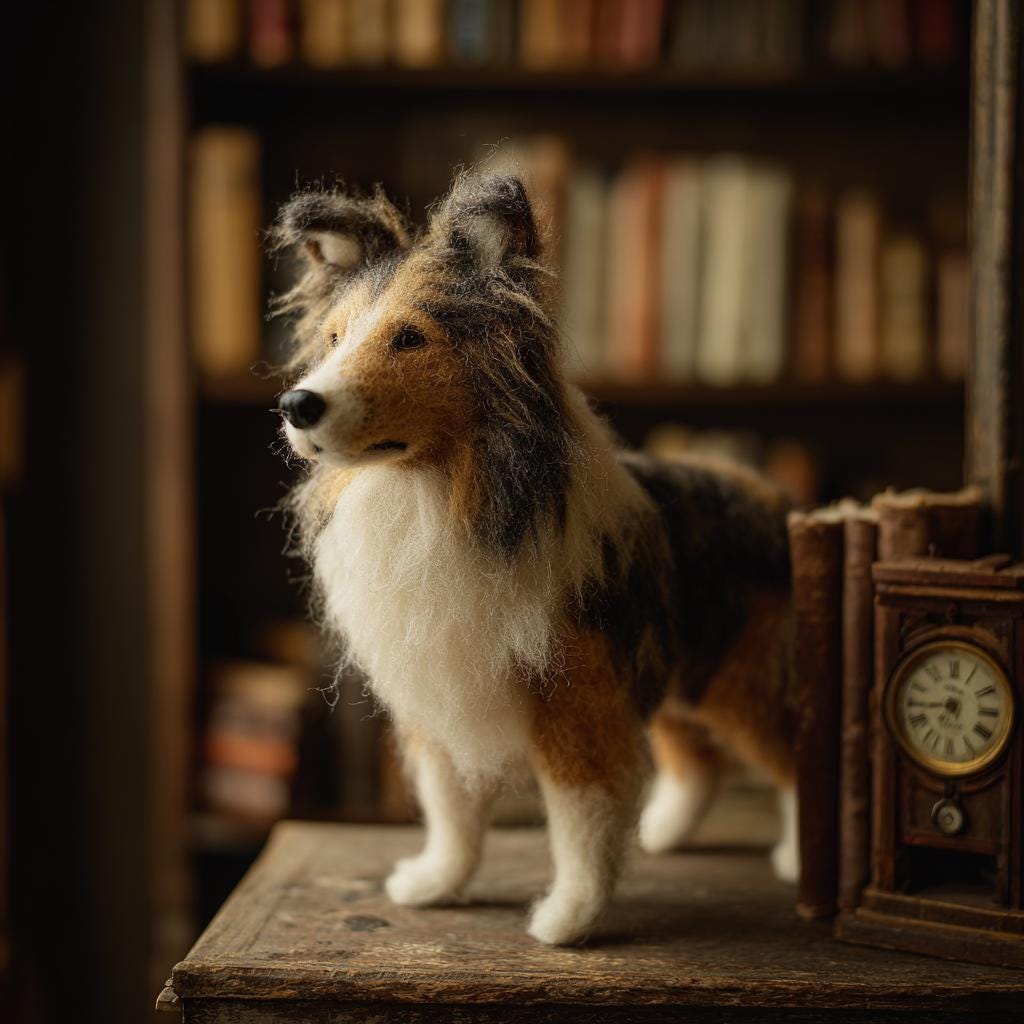 Custom Felted Dog or Cat Figurine – Personalized Wool Pet Memorial Sculpture, Rainbow Bridge Gift for Pet Owners