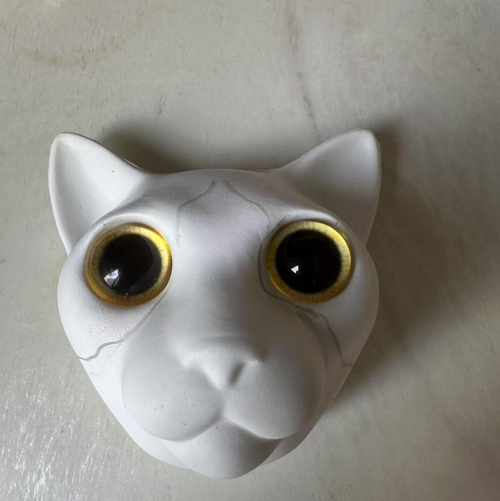 Custom Pet Needle Felting Kit: DIY Wool Dog Cat Portrait with Glass Eyes