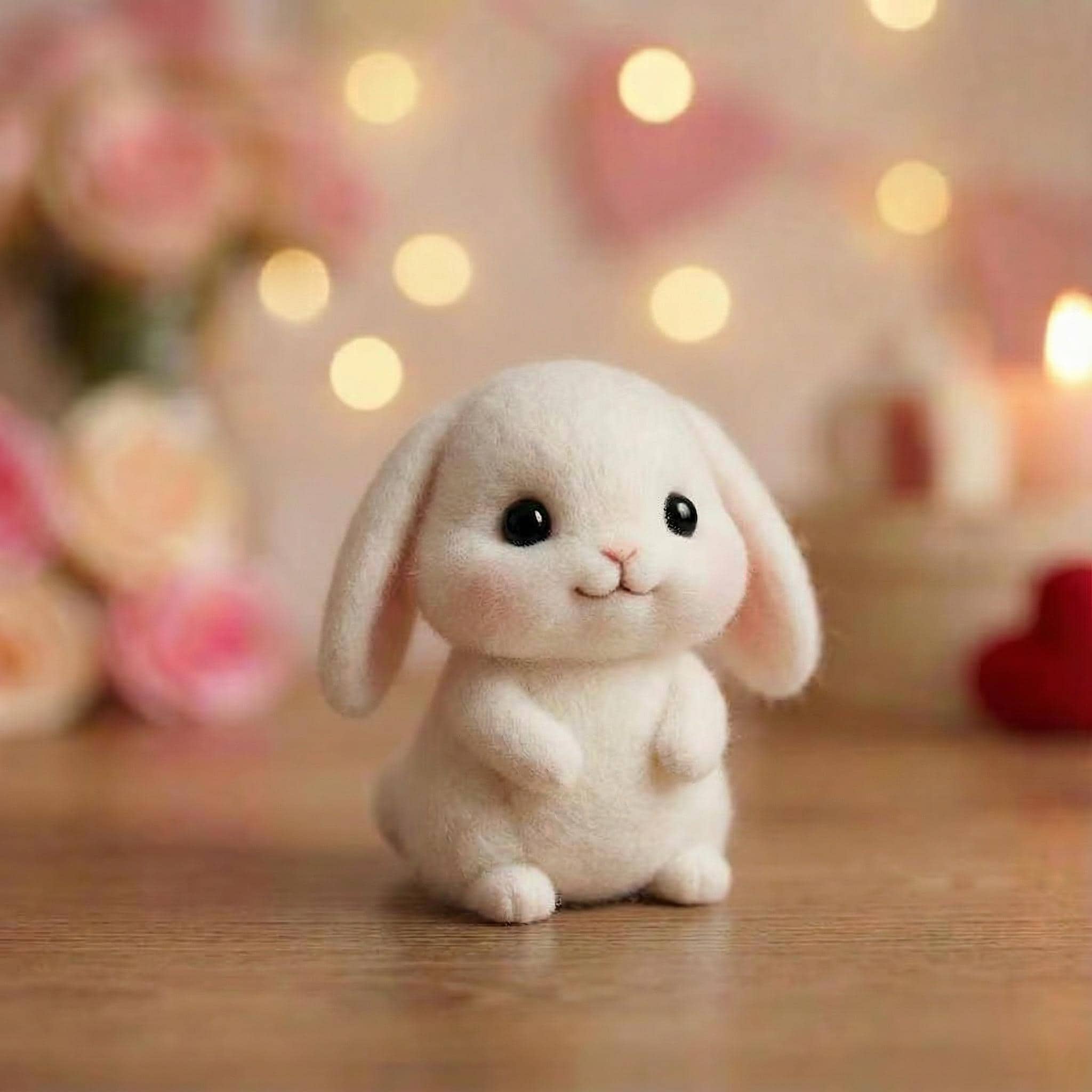Needle felted animal figurines set by wwwilovefelt, small wool sculptures with detailed animal designs for decorating or gifting.