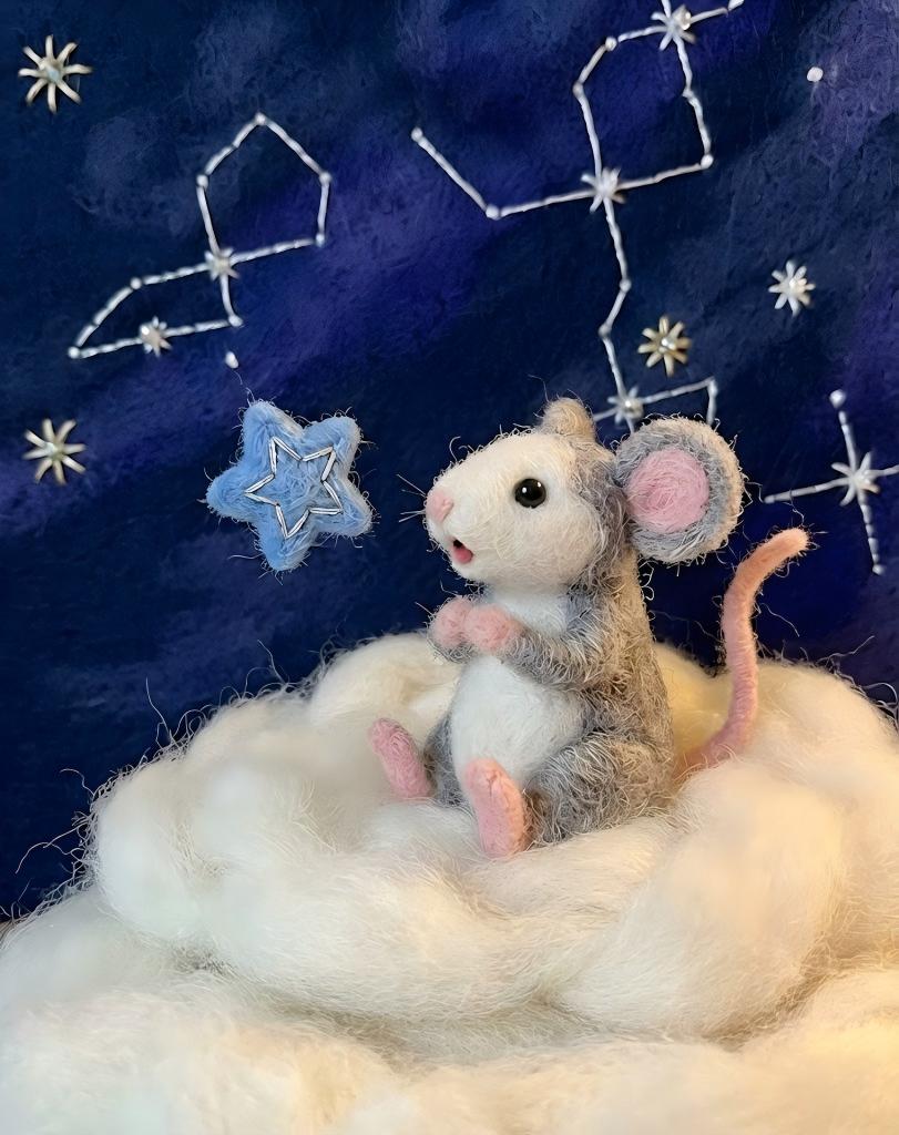 Mouse Zizi on Wind with Stars