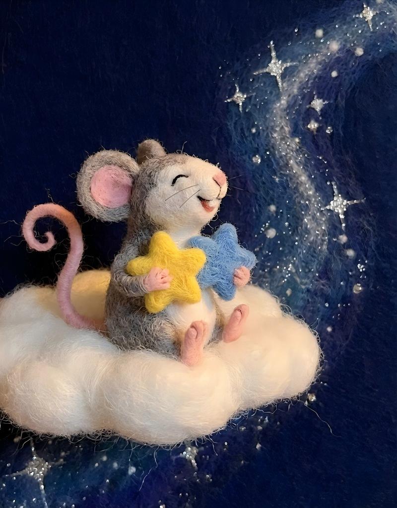 Mouse Zizi on Wind with Stars